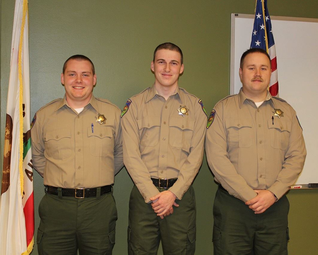 New Correctional Deputies Adrian, Wolff, & Cohoon